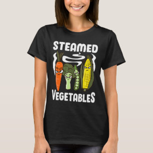 Camiseta Vegetais Com Vapor Engraçados Engraçados Presente
