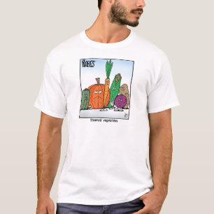 Camiseta Vegetais cozinhados clássico dos desenhos animados