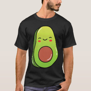 Camiseta Vegetais Dançarinos Avocado Para Bebês E Bebês