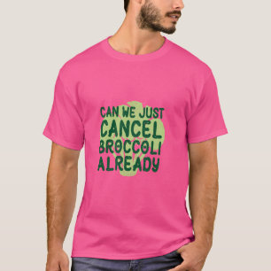 Camiseta Vegetais do ódio Cancelaram Comer Sapo Humor