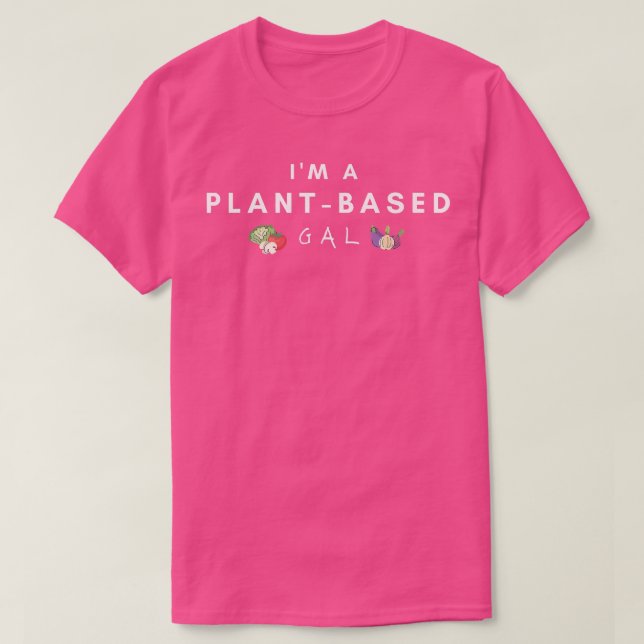 Camiseta Vegetais e Vegan-Design (Frente do Design)