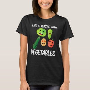 Camiseta Vegetais Engraçados Para Homens Frutas