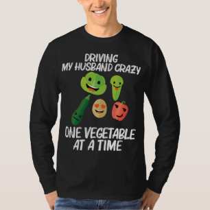 Camiseta Vegetais Engraçados Para Mulheres Fruta Veggg Gard
