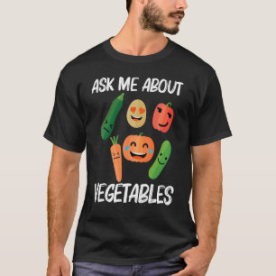 Camiseta Vegetais Para Mulheres Comidas Saudáveis