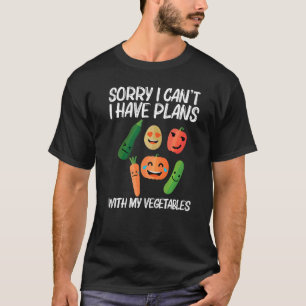 Camiseta Vegetais Para Mulheres Comidas Saudáveis
