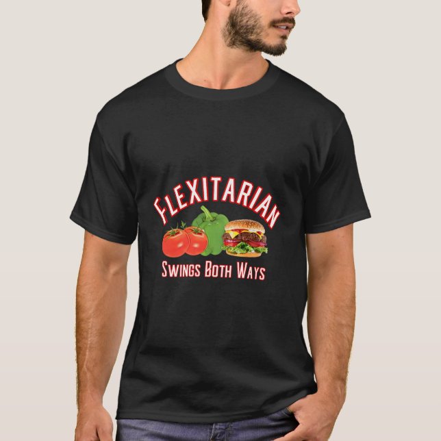 Camiseta Vegetais Vegetais Semivegetais Flexitários (Frente)