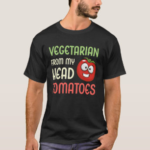 Camiseta Vegetal De Tomates De Cabeça Veggie Tomato Ve