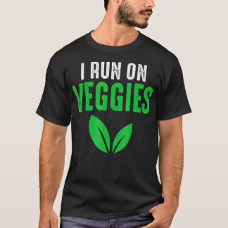 Camiseta Vegetal Executando Cotação Motivacional Veggie