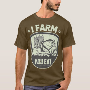 Camiseta Vegetal Farmante Eu Fazenda Que Você Coma