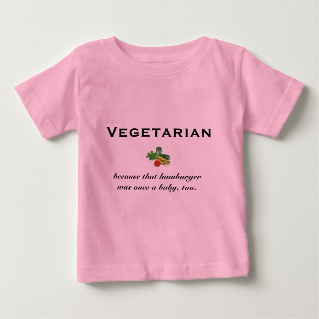 Camiseta vegetal para crianças (Frente)