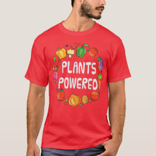 Camiseta Vegetal Powered Vegan Tee Plant-Based Vegetarian M