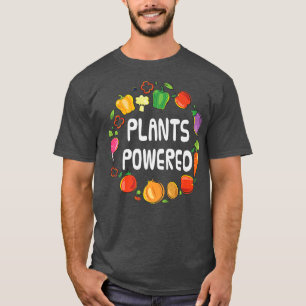 Camiseta Vegetal Powered Vegan Tee Plant-Based Vegetarian M