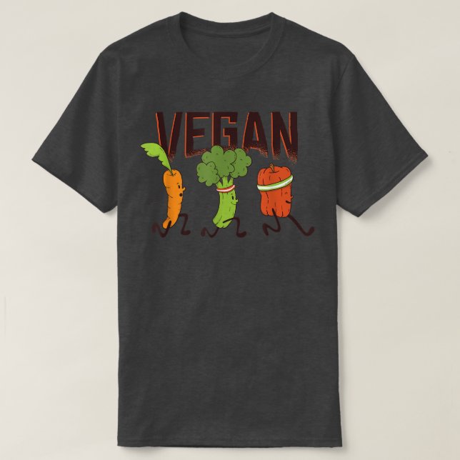 Camiseta Vegetal Tomate Corre Cenoura Broccoli Vegeta (Frente do Design)