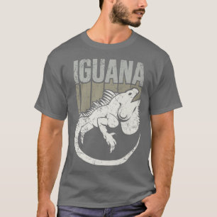 Camiseta vegetariana réptil Iguana
