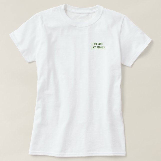 CAMISETA VEGETARIANISMO DE NOME 2 (Frente do Design)
