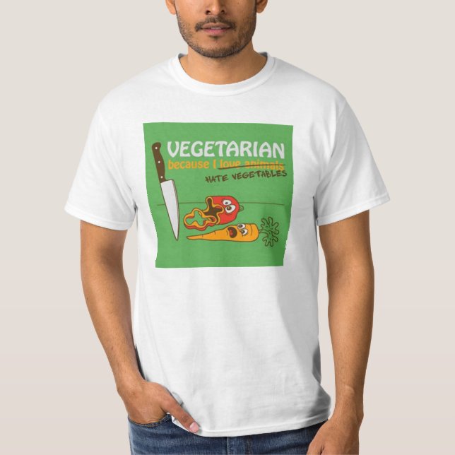 Camiseta Vegetariano…. (Frente)