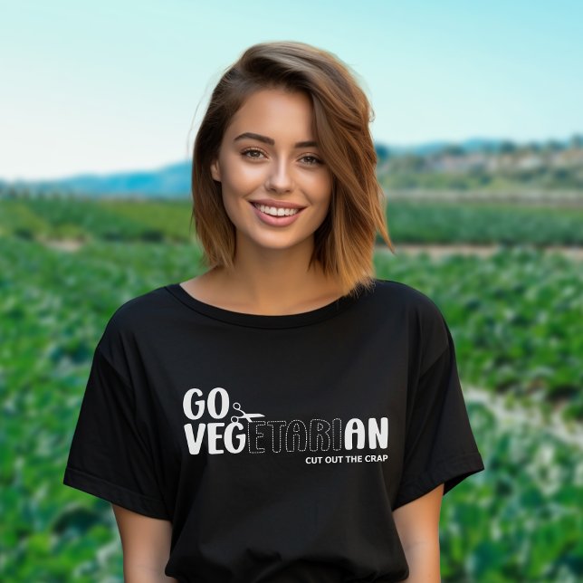 Camiseta Vegetariano, Ativismo Vegano (Criador carregado)