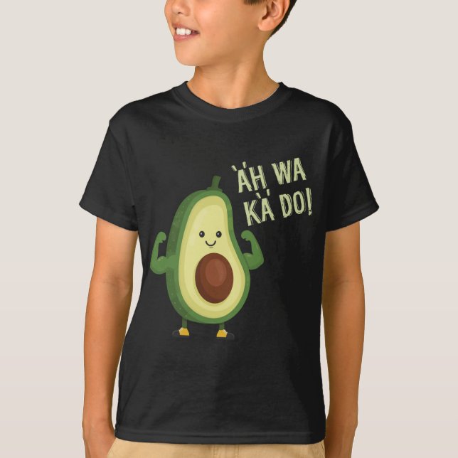 Camiseta Vegetariano Avocado Guacamole Bravo Gre Saudável (Frente)