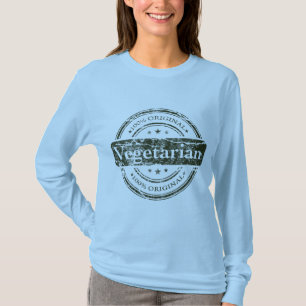 Camiseta Vegetariano de cem por cento