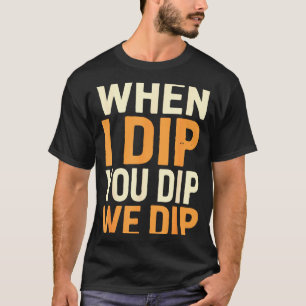 Camiseta Vegetariano nós mergulhamos hummus vegano