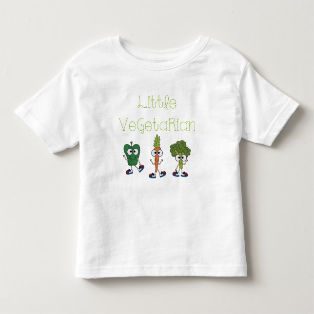 Camiseta Vegetariano pequeno (Frente)