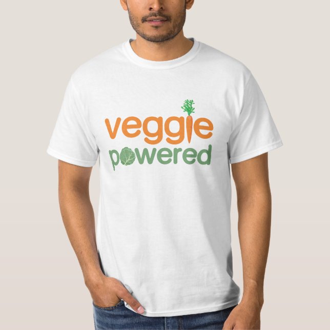 Camiseta Vegetariano psto vegetal do vegetariano (Frente)