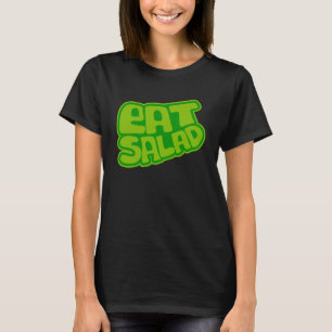 Camiseta Vegetarianos Comem Salada Nutrição Saudável Árvore