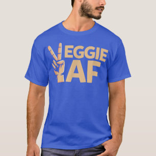 Camiseta Veggie AF Incrível Foodie Vegetarians Saudável Die