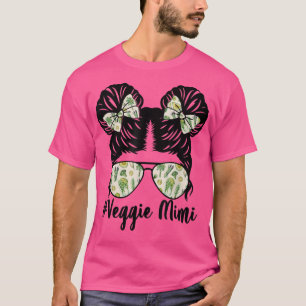 Camiseta Veggie Mimi Messy Bun Dia Mundial da Vegetariana V