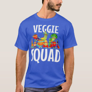 Camiseta Veggie Squad Shirt Retro Vegetable Shirt Vegan Ve