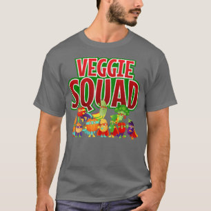 Camiseta Veggie    SquadRetro Vegetal Vegan Vegetariano 