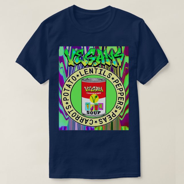 Camiseta Veggie Vegan (Frente do Design)