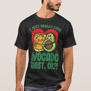 Camiseta Veggie Vegetables Vegan Vegetarian Avocado Toast