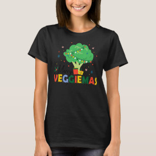 Camiseta Veggiemas Árvore de Natal do Broccoli