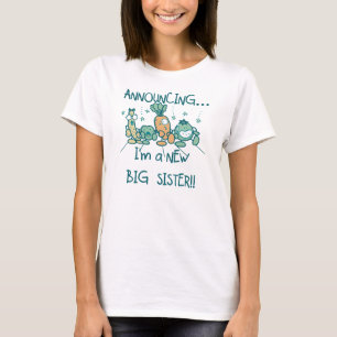 Camiseta Veggies Engraçados Nova Irmã