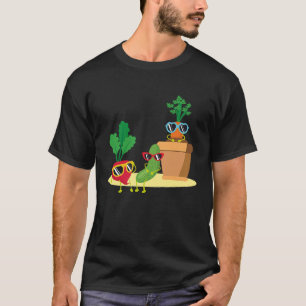 Camiseta Veggies legal Óculos de sol Jardinagem Vegetais I 