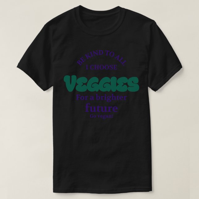 Camiseta Veggies Vegan (Frente do Design)