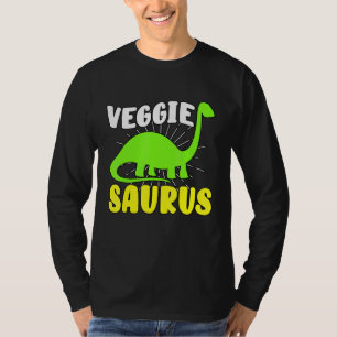 Camiseta Veggiesaurus Dino Vegetarian No Meat Plant Based D