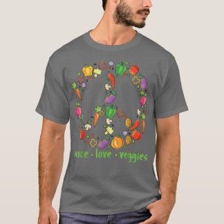 Camiseta Veggins de Paz Comem Vegetarianas
