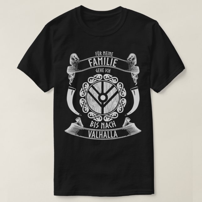 Camiseta Vegvisir Odhin Valhalla Dizendo Vikings (Frente do Design)
