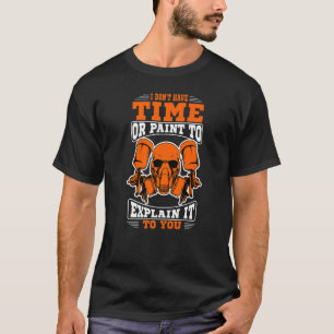 Camiseta Veículo Automático De Pintor Automático Que Detém