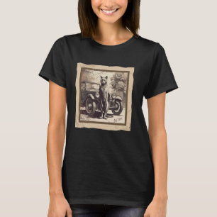 Camiseta Veículo Automóvel Vintage, Antigo Tom Cat