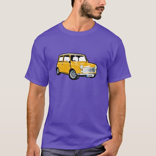 Camiseta Veículo britânico amarelo (Frente)