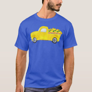 Camiseta Veículo-Caminhão-Limão Veículo-Automóvel Retro-Vin