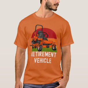 Camiseta Veículo de Aposentadoria Zerourn Cortador de Grama