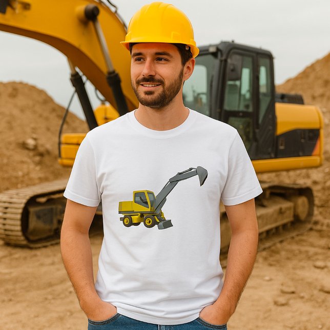 Camiseta Veículo de construção (Criador carregado)