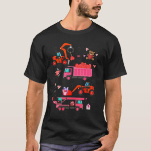 Camiseta Veículo De Construção - Caminhão-Cargueiro De Dia 