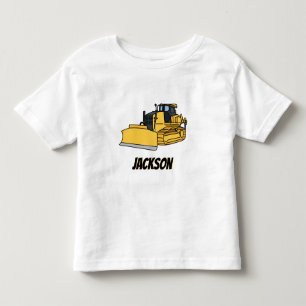Camiseta Veículo de Construção de Bulldozer Personalizado
