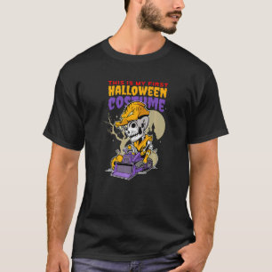 Camiseta Veículo de Construção Halloween meu primeiro Costu