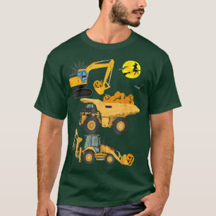 Camiseta Veículo de Construção - Pumpkin de Caminhão de Cra